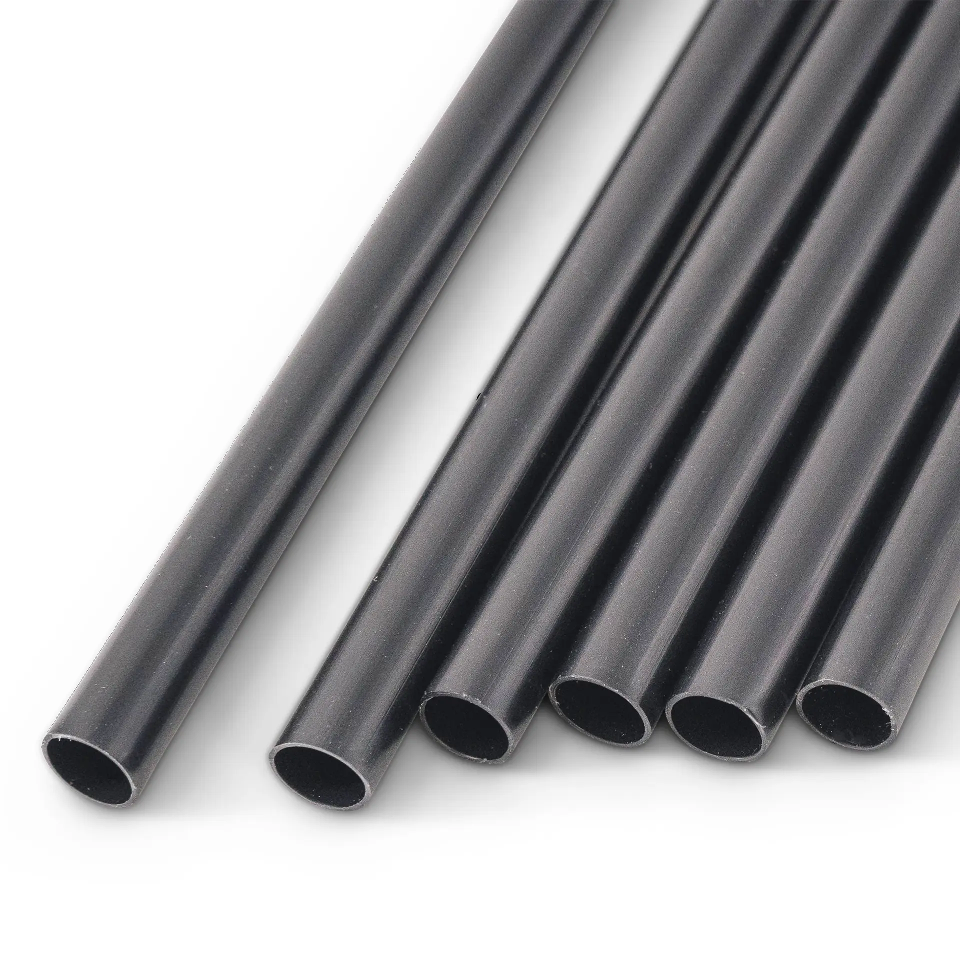 Mehrweg Strohhalme 22 cm, Ø 0,7 cm, schwarz