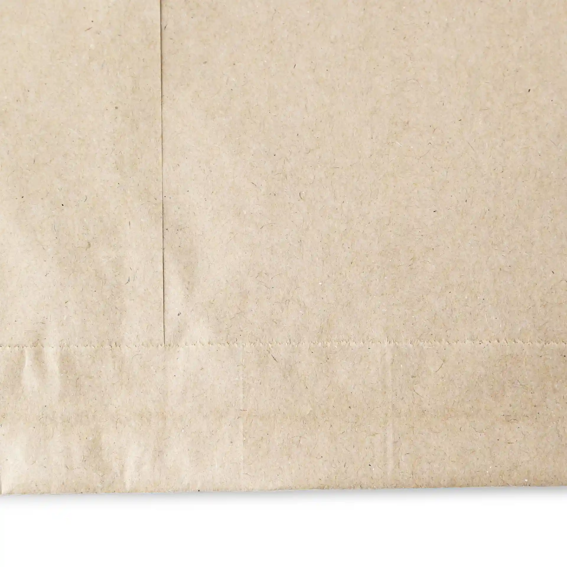 Sacchetto piatto in carta kraft marrone, 30 x 29 cm, senza rivestimento né finestra.