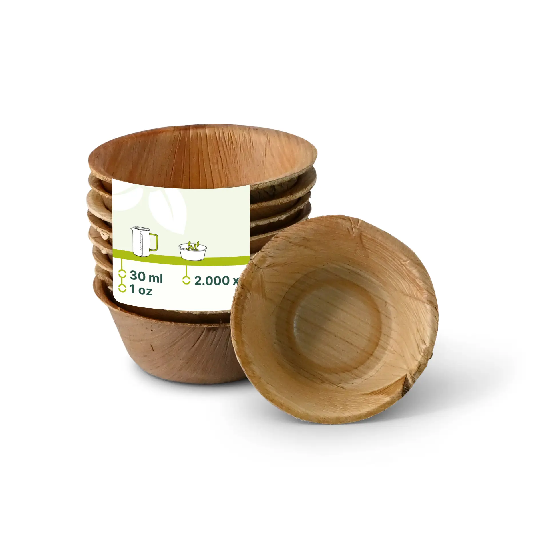 Love Nature Contenitori Salse 60 ml - 100 pezzi Ciotole piccole per Love Nature Contenitori Salse 60 ml - 100 pezzi Ciotole piccole per