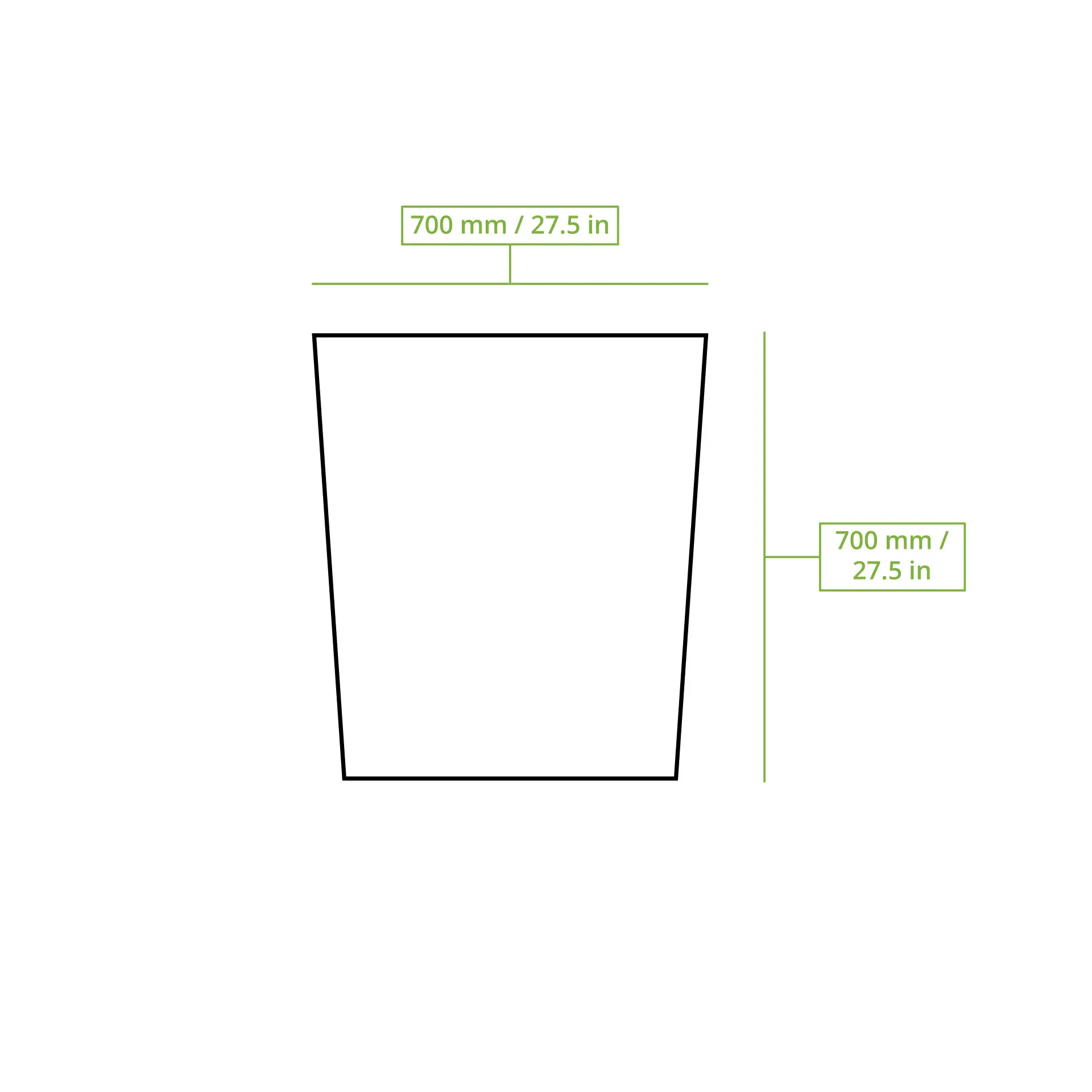Sacchi per rifiuti in bioplastica trasparente, 700 mm; ideali per lo smaltimento dei rifiuti, resistenti allo strappo, biodegradabili.