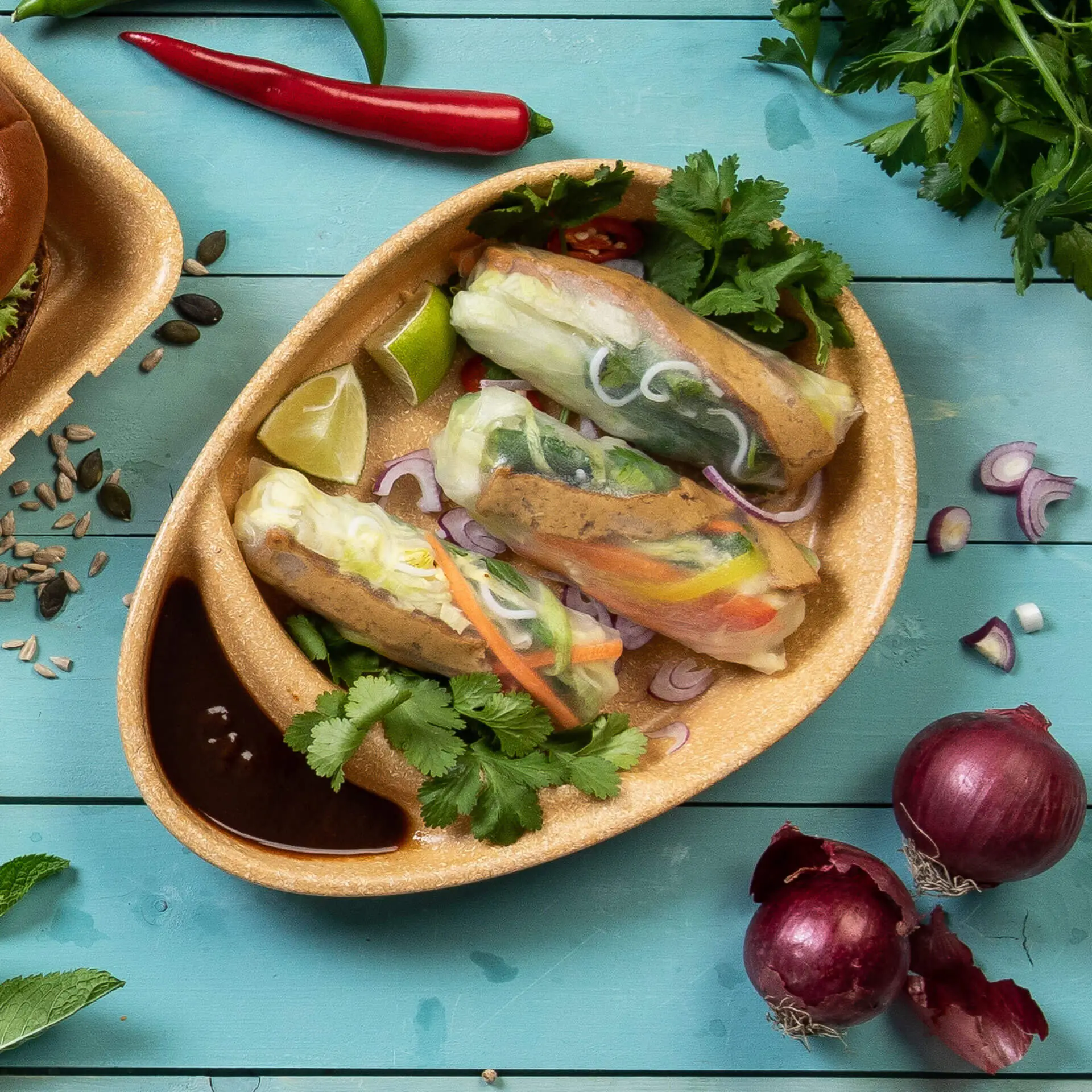 dfc00847-2-fuer-1-mehrweg-menueteller-merways-plate-275-x-20-x-35-cm-2-kammern-tropfenfoermig-karamell-braun-7