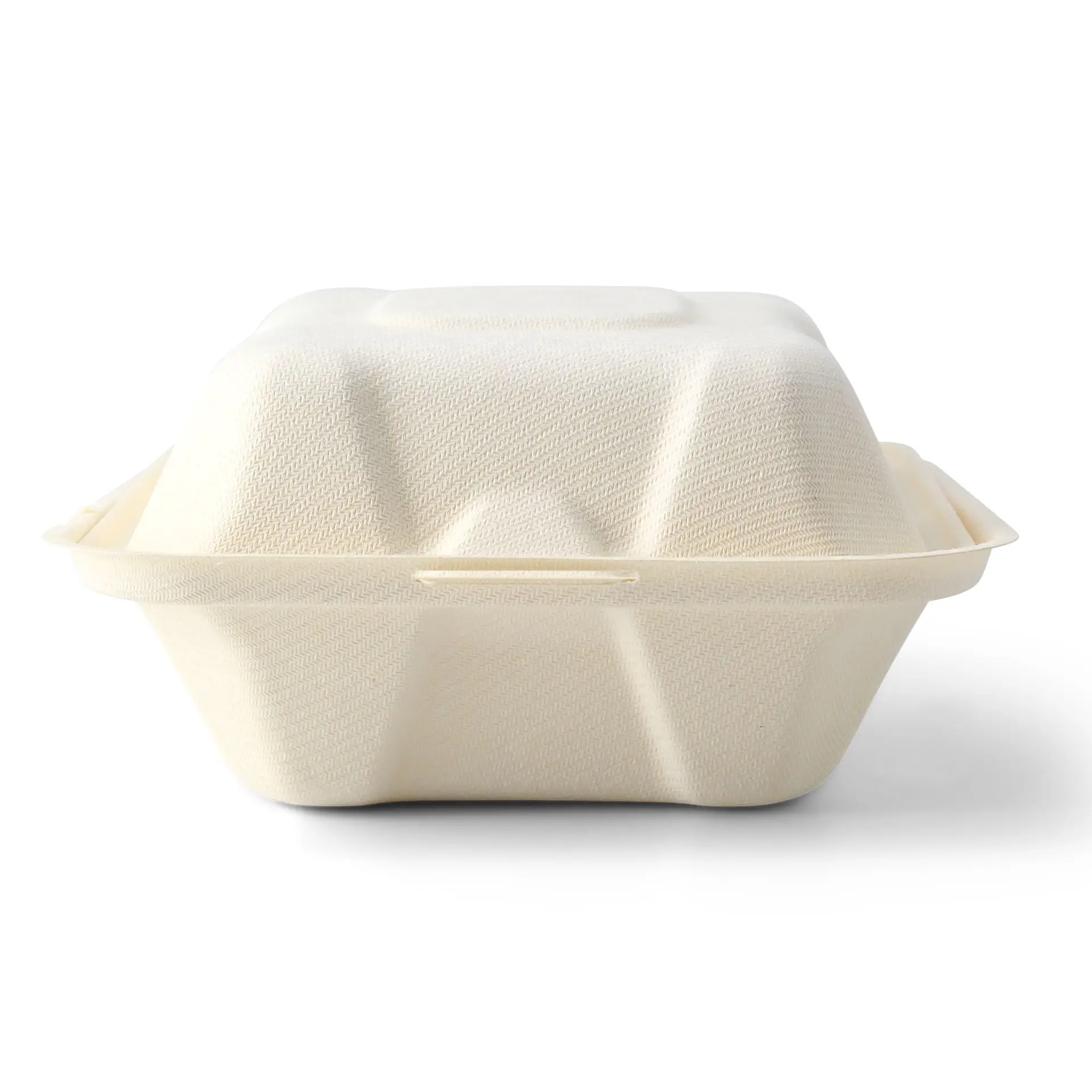 Holzfaser-Burger-Boxen 14,5 x 14,5 x 7 cm, quadratisch