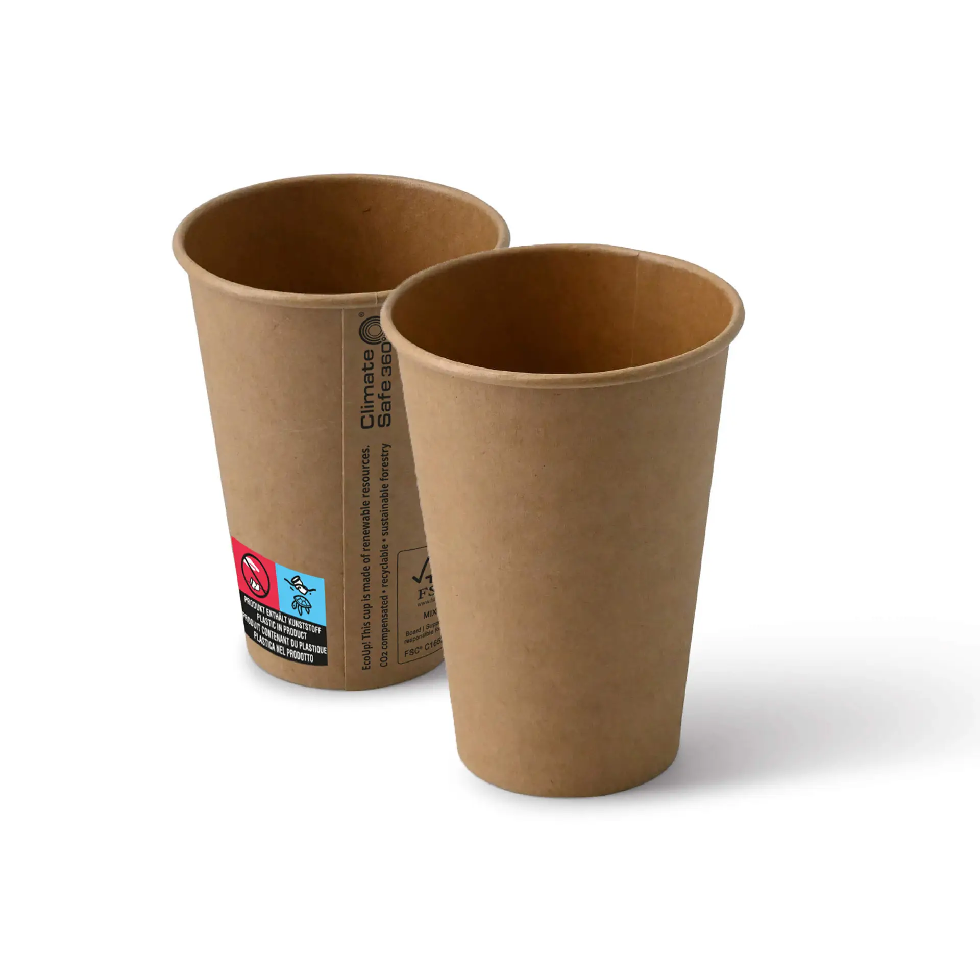 Automaten Becher (beschichtet) 180 ml / 7,5 oz, braun