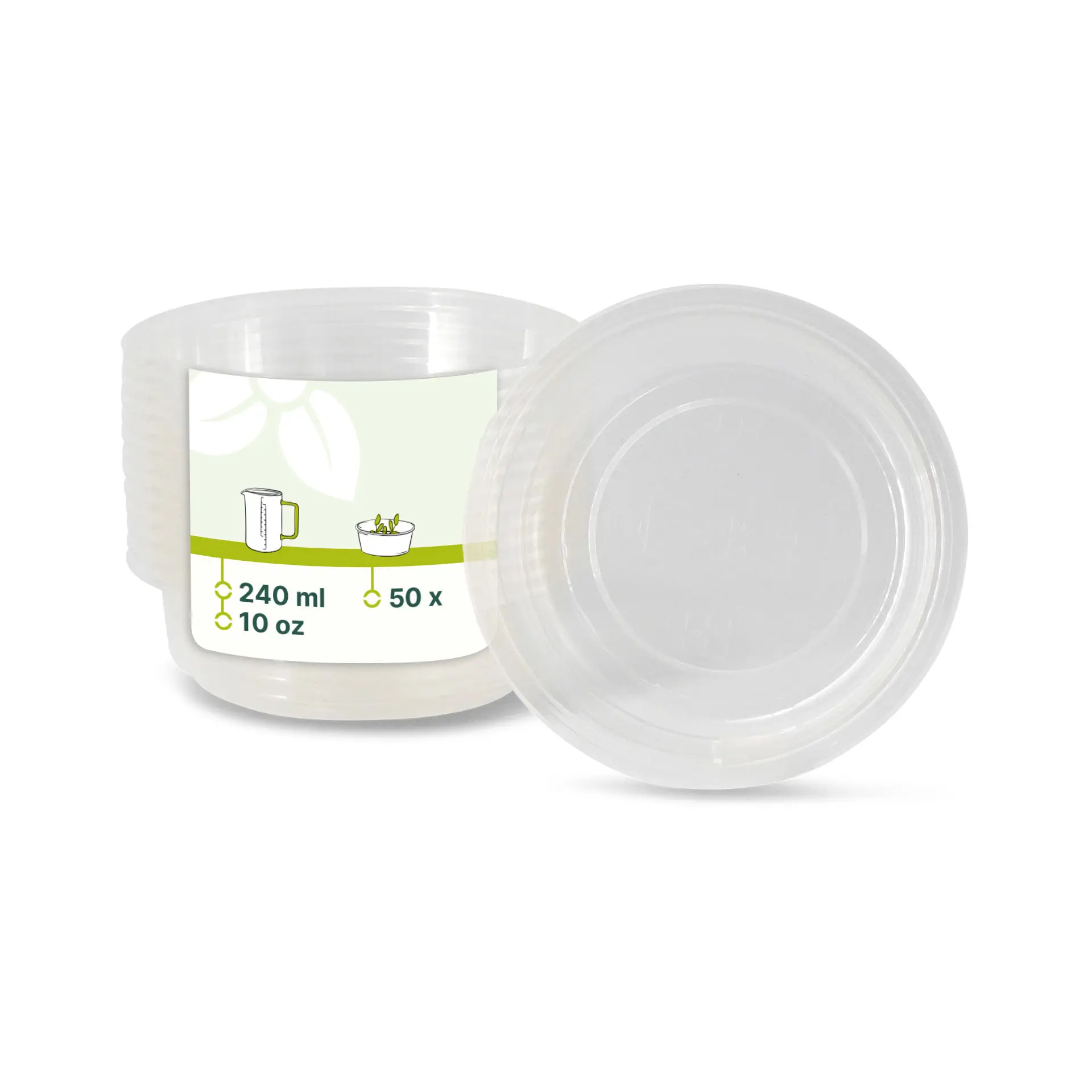 PLA-Deli-Becher 240 ml, Ø 121 mm, rund