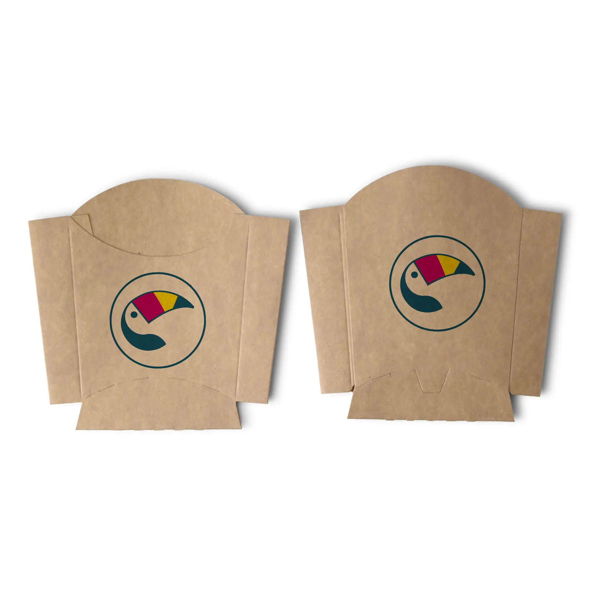 Scatole per patatine personalizzate, 8,5 x 5 x 9,5 cm, con rivestimento in PE