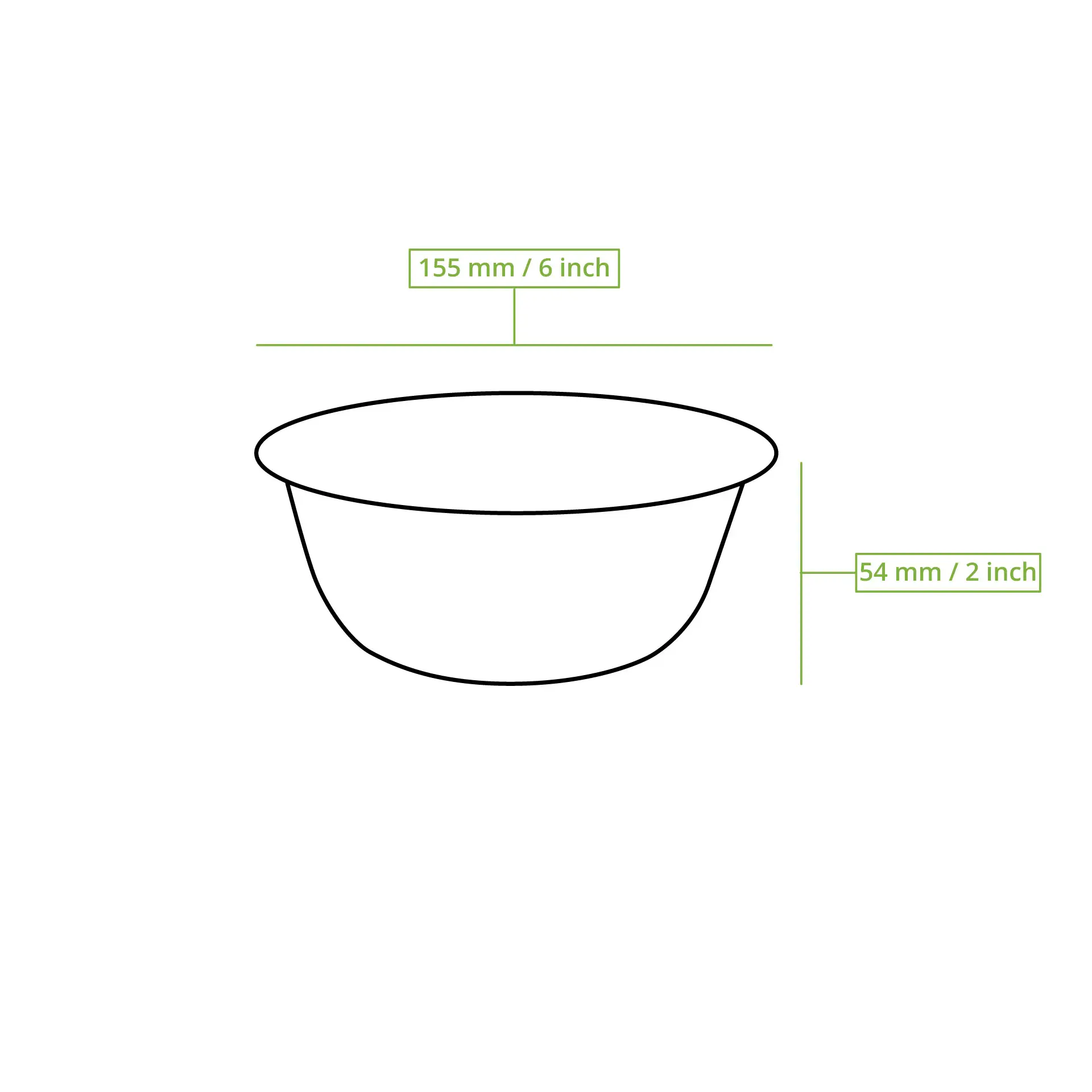 Schalen aus Zuckerrohr 500 ml, weiß, rund