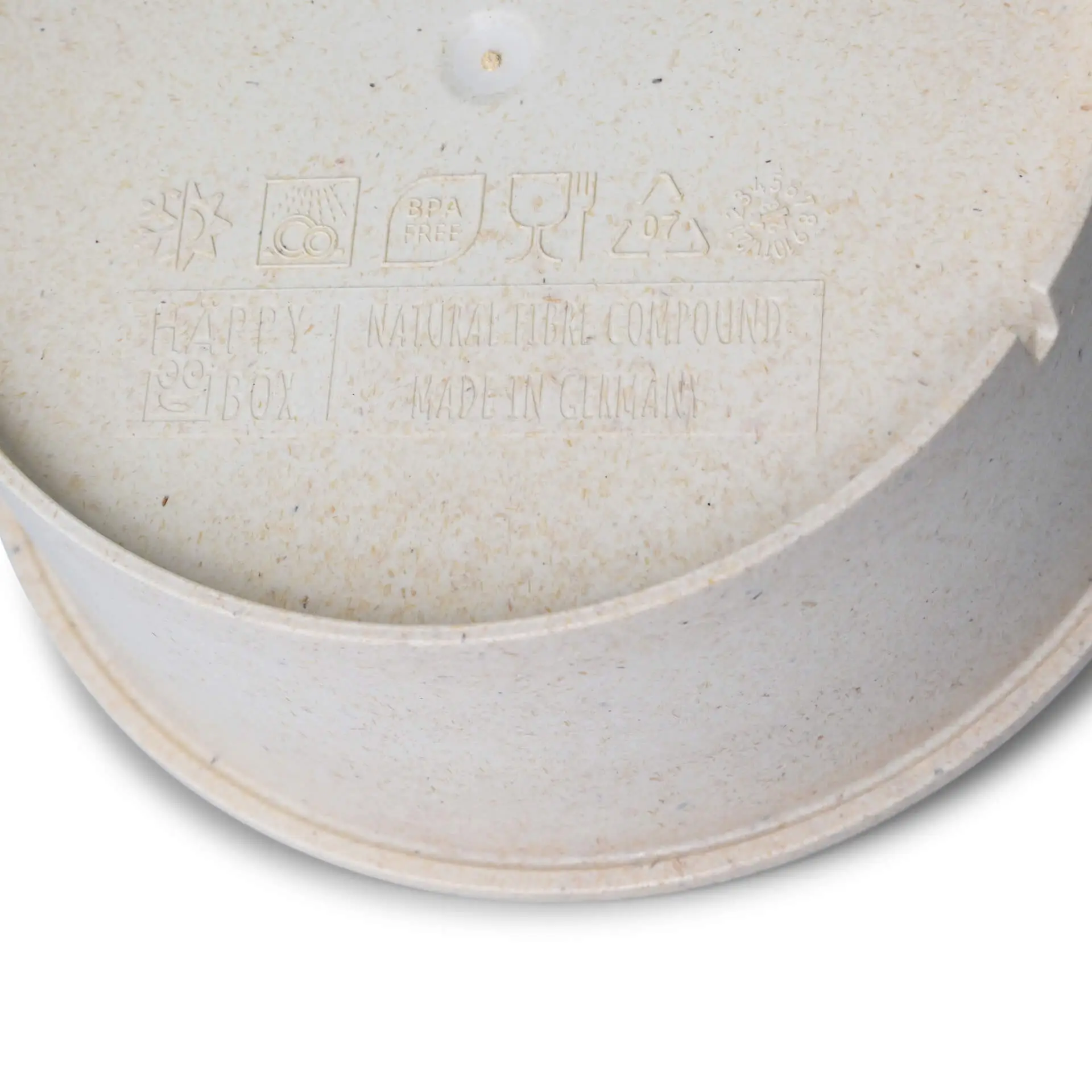 Ciotole riutilizzabili "merways Bowl" 650 ml, Ø 150 mm, anacardio / crema-bianco