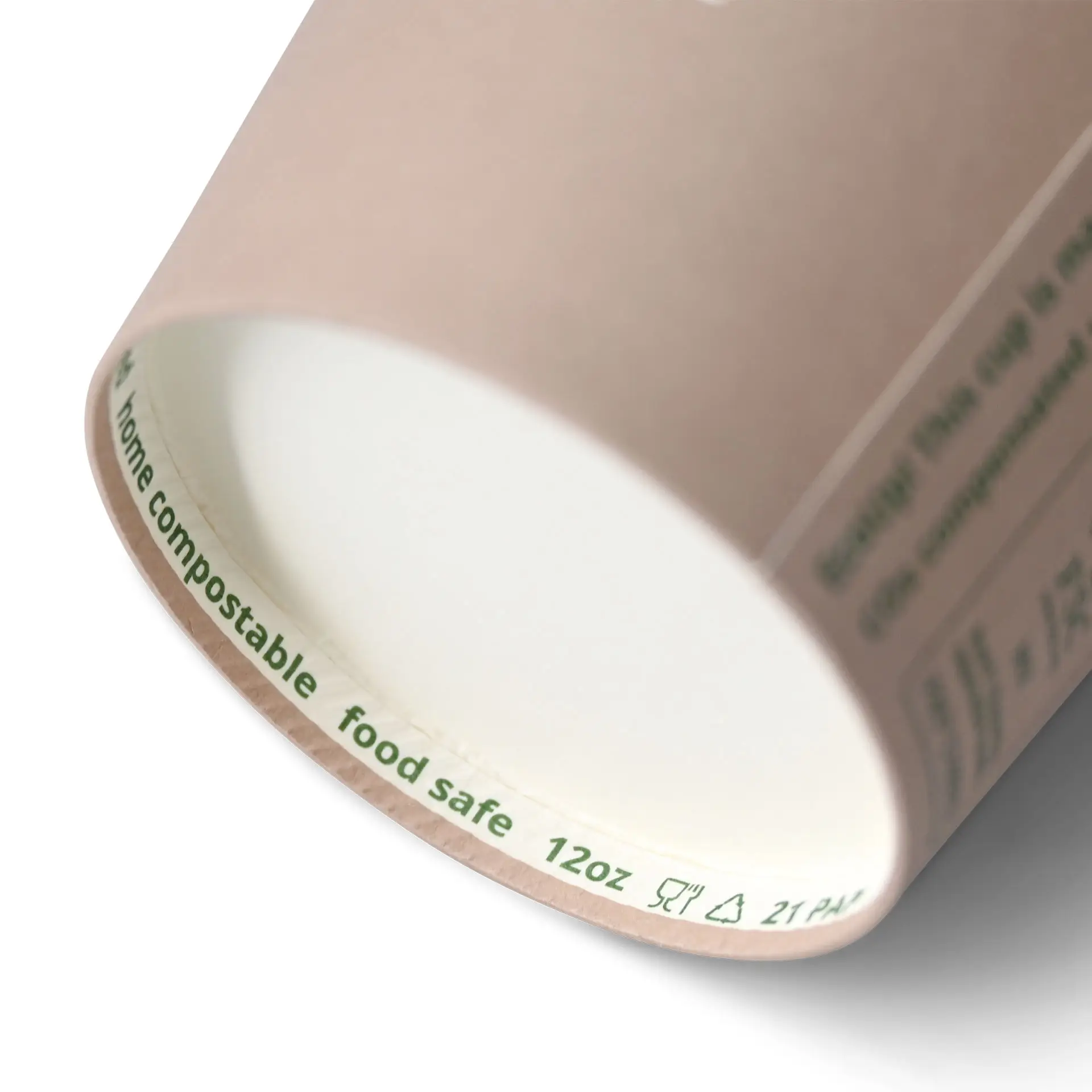 Pappbecher bedruckt "Coffeebreak" 300 ml / 12 oz, Ø 80 mm, weiß