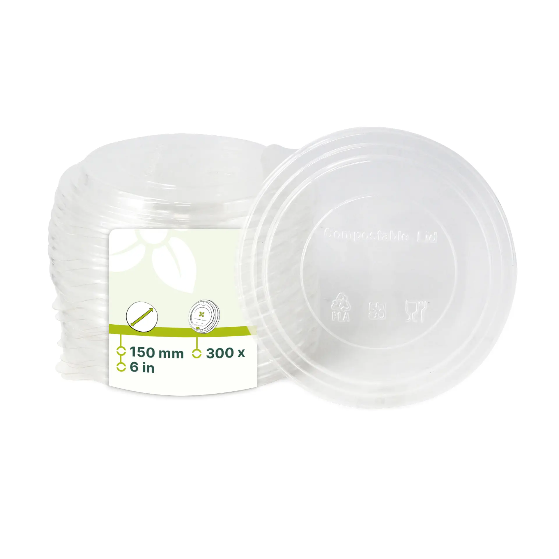 Deckel aus PLA Ø 150 mm, klar