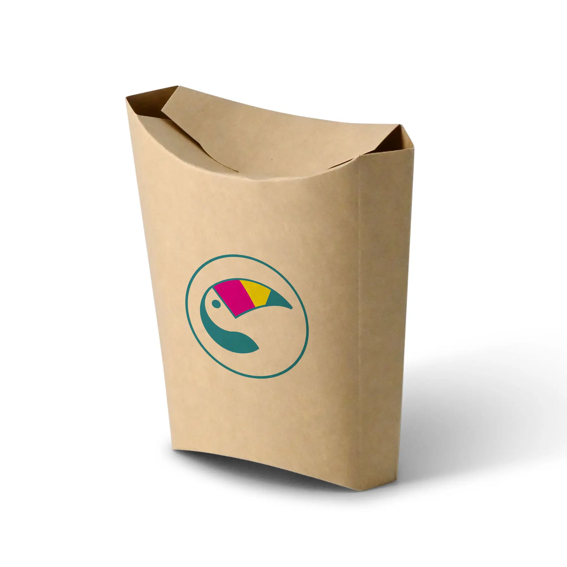 Confezione per patatine personalizzata, 3 x 17,6 x 9 cm, con rivestimento in PE, richiudibile