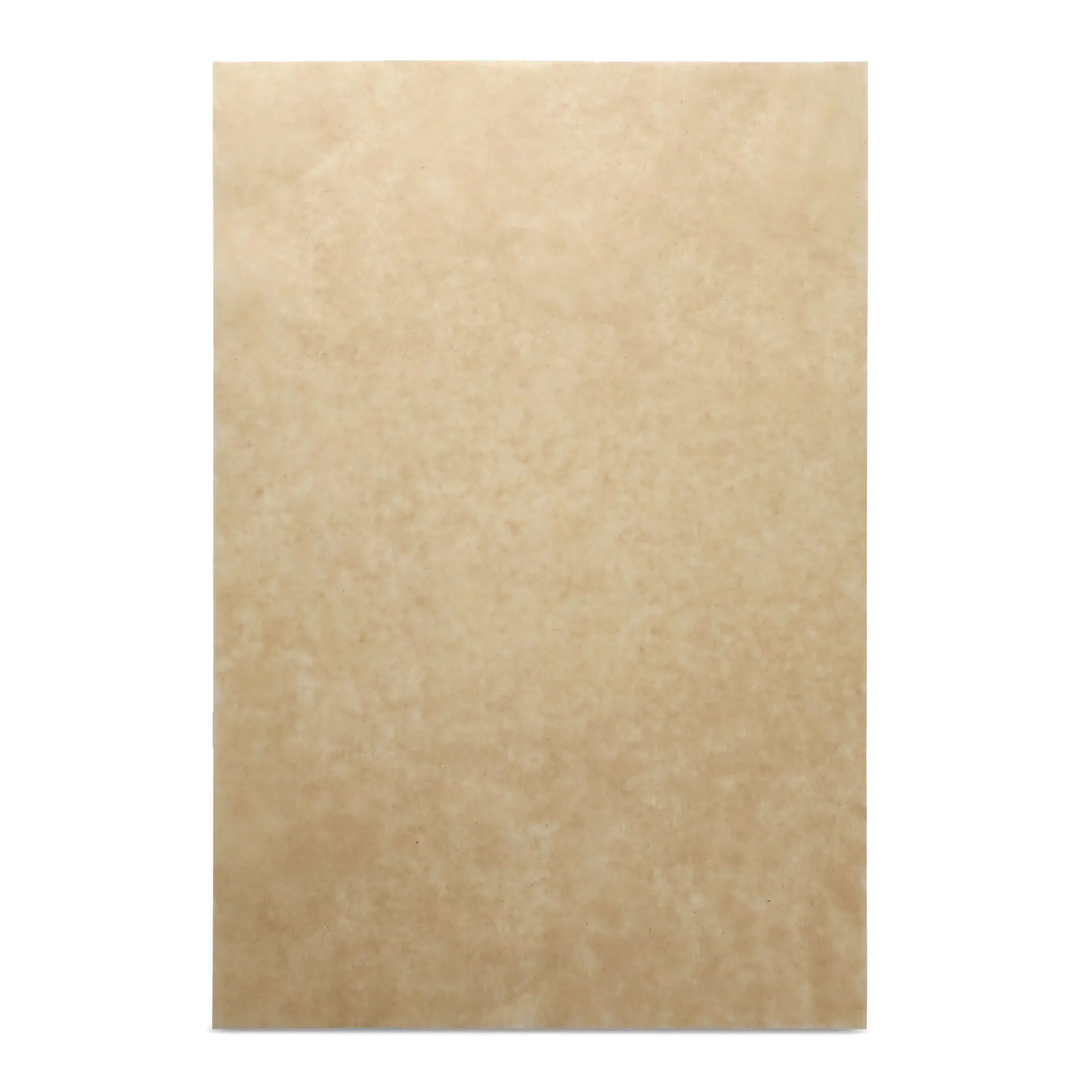 Carta da imballaggio marrone resistente al grasso, pretagliata, misura 25 x 37 cm, adatta per cibi caldi e freddi.