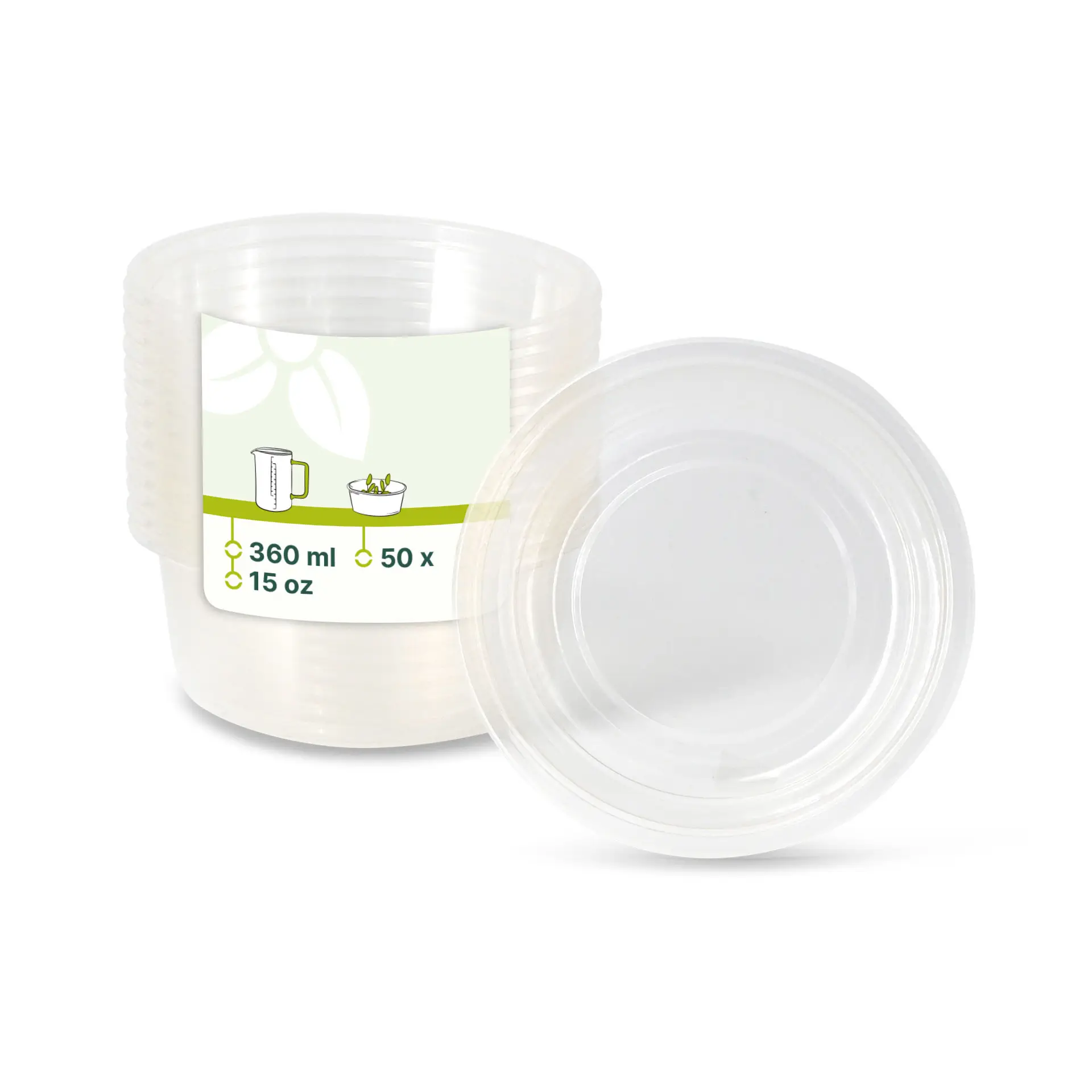 PLA-Deli-Becher 360 ml, Ø 121 mm, rund