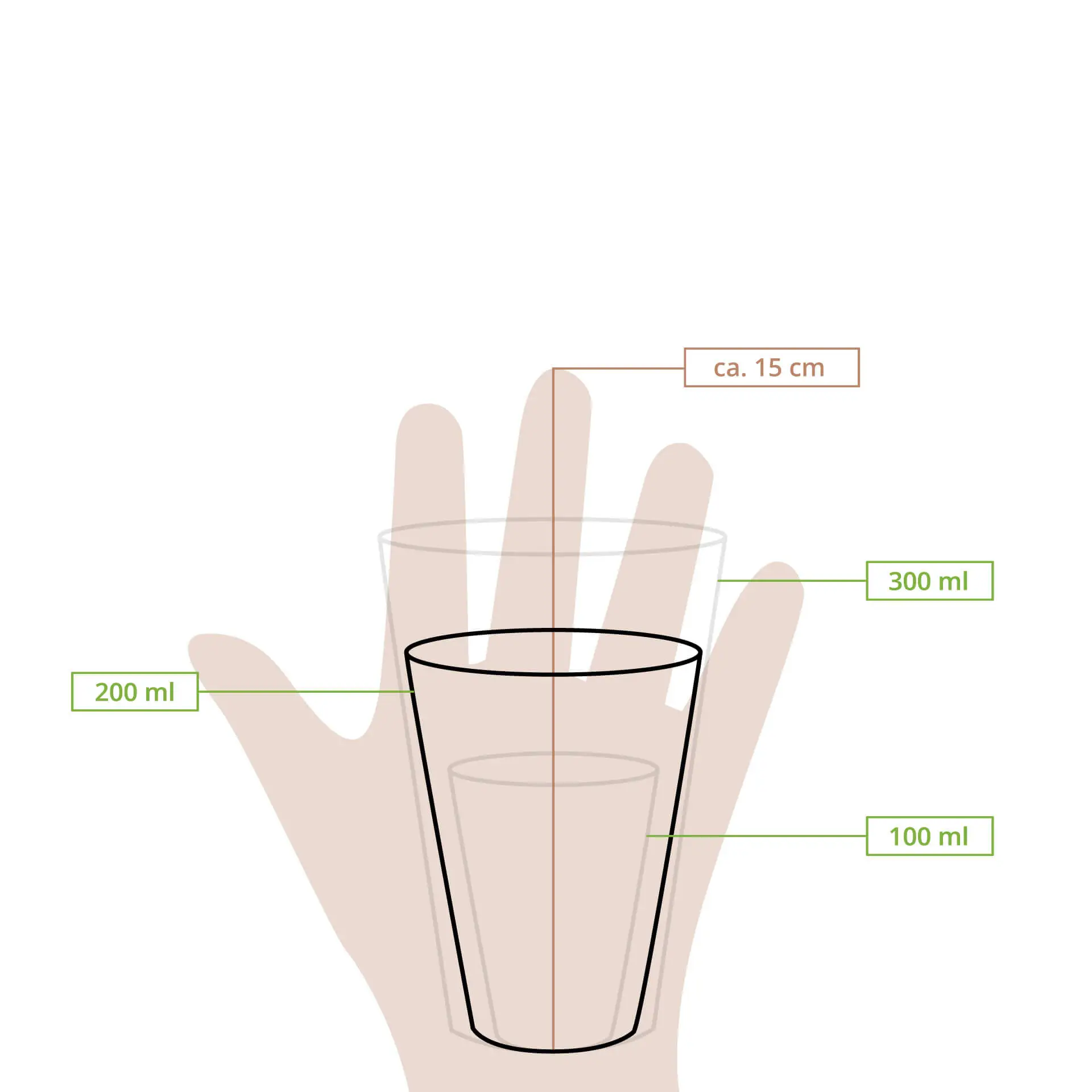 Bicchiere di carta 200 ml / 8 oz, Ø 80 mm, monostrato, nero, con rivestimento in PLA
