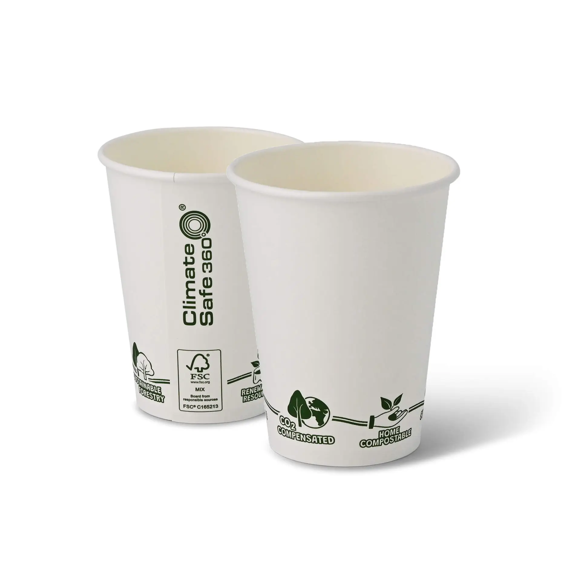 Pappbecher 300 ml / 12  oz, Ø 90 mm, "EcoUp©"- Icons