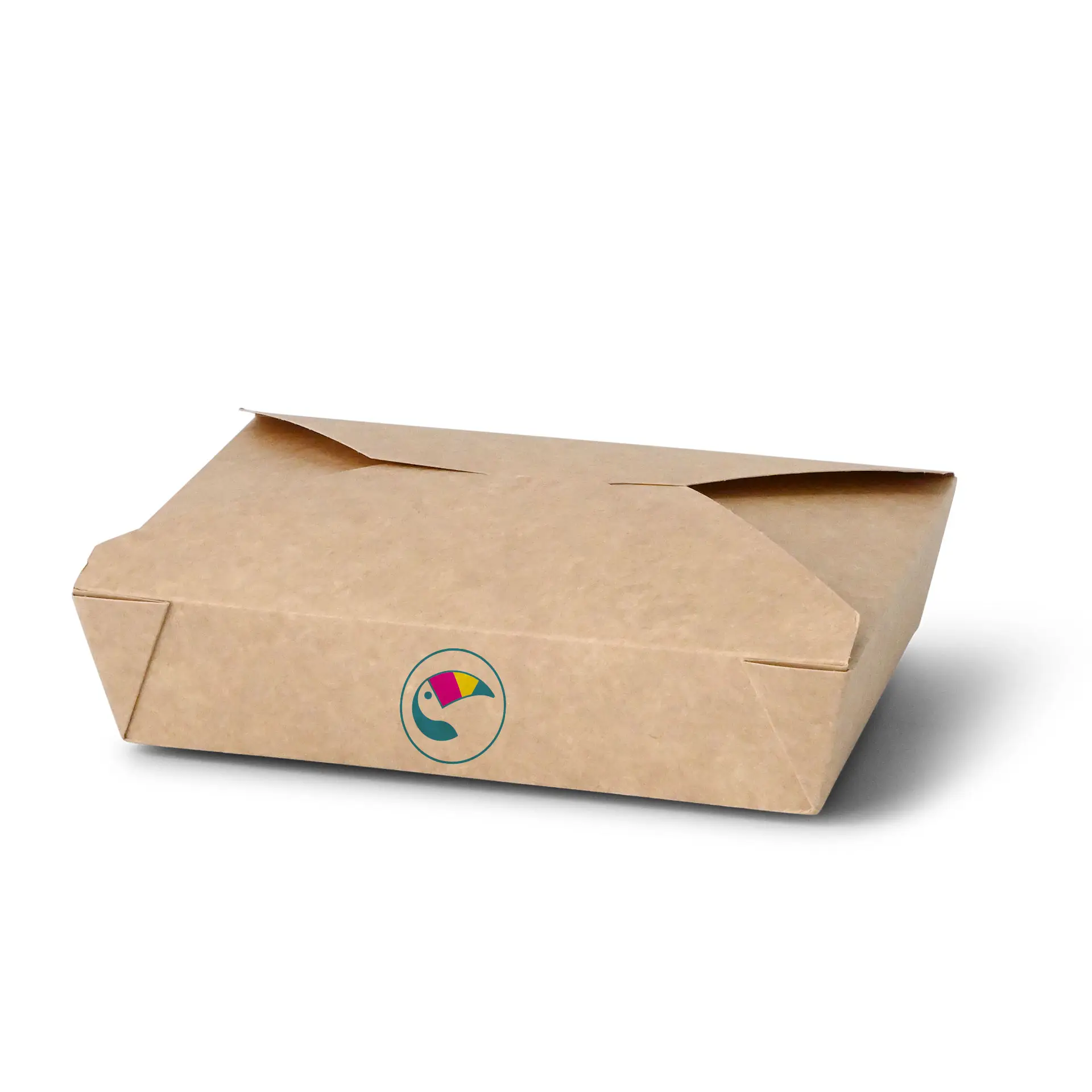 Take-away Boxen bedruckt, 1100 ml, PLA-beschichtet
