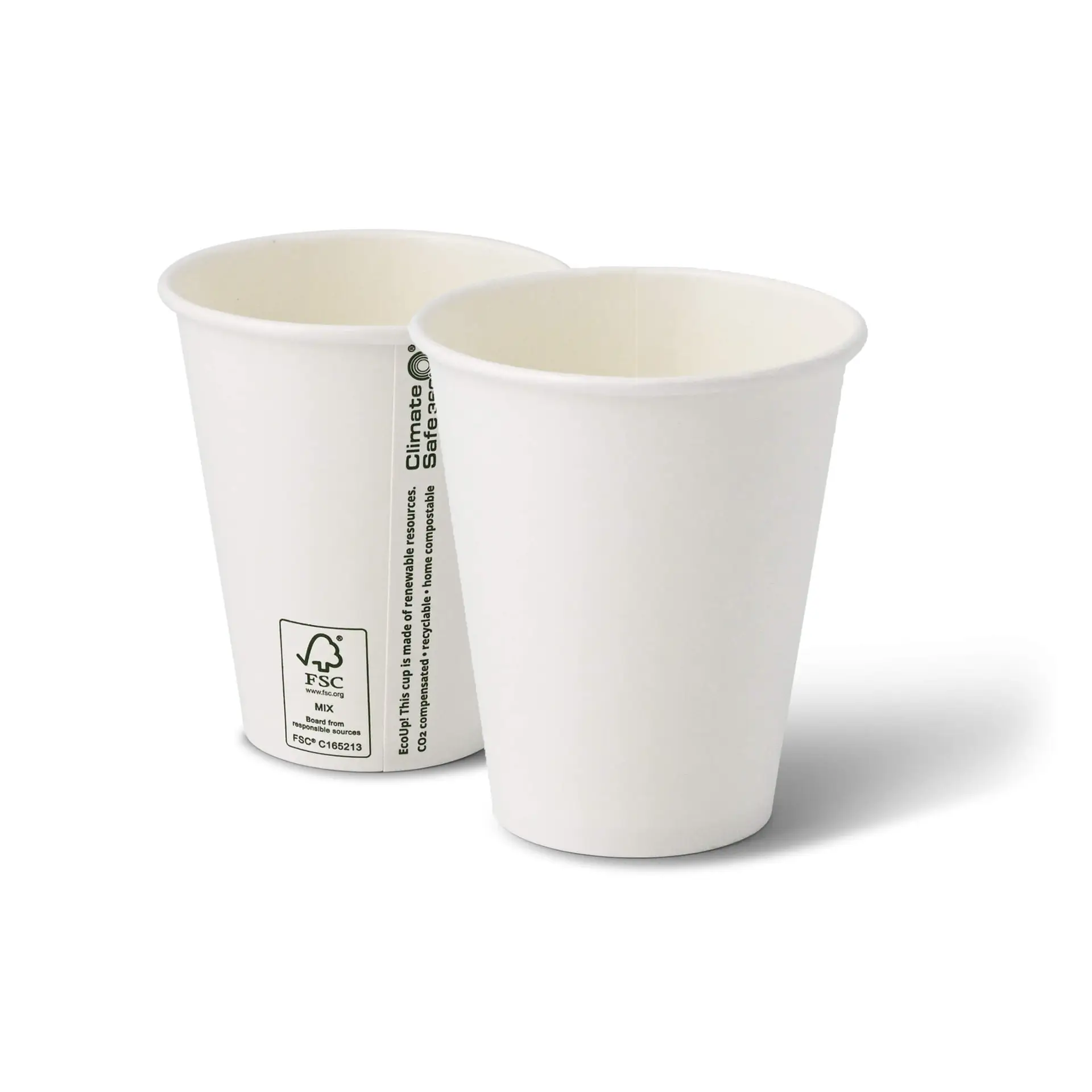Pappbecher 250 ml / 10 oz, Ø 90 mm, weiß