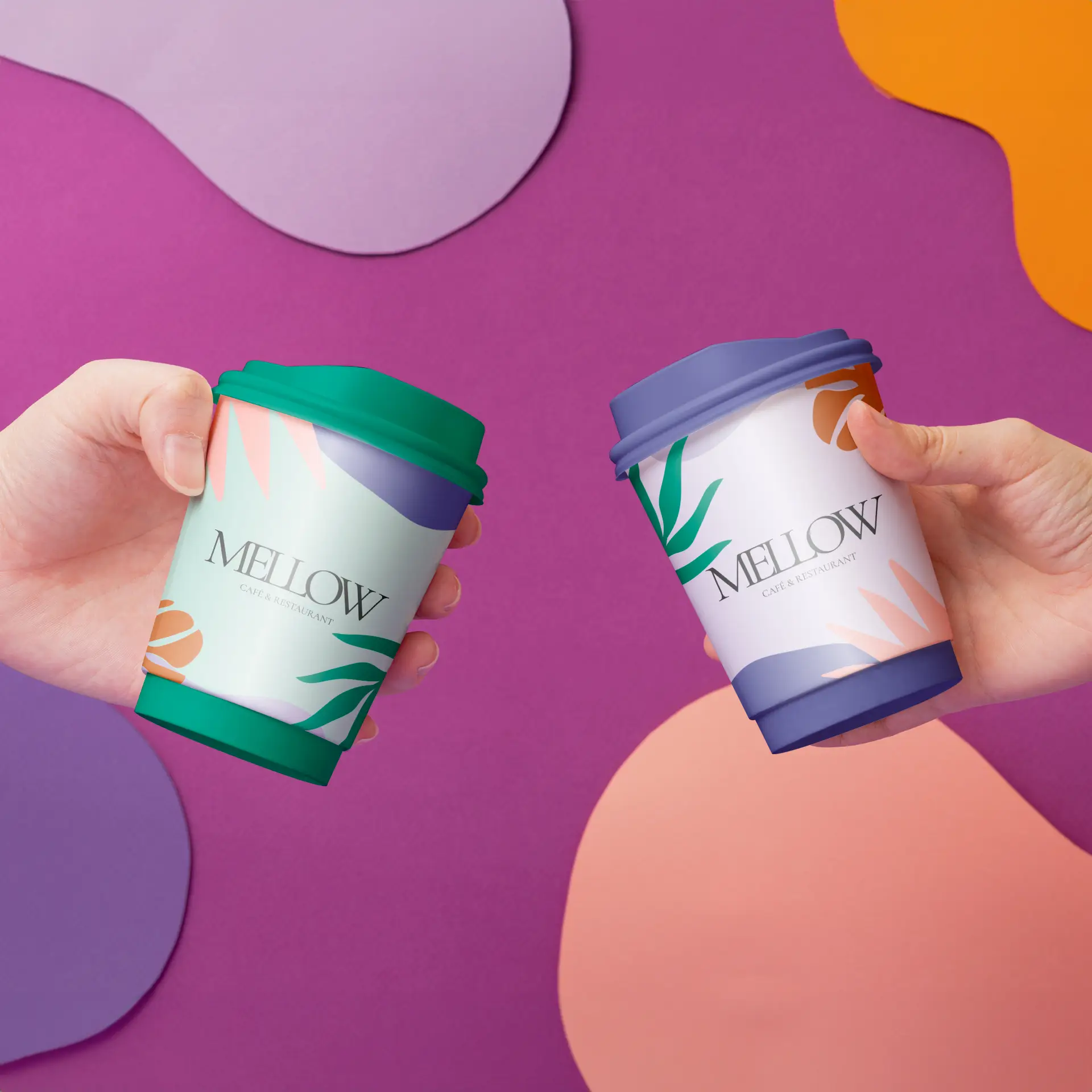 Pappbecher bedrucken (doppelwandig) 200 ml / 8 oz, doppelwandig, weiß, glänzend, wasserbasierte Beschichtung