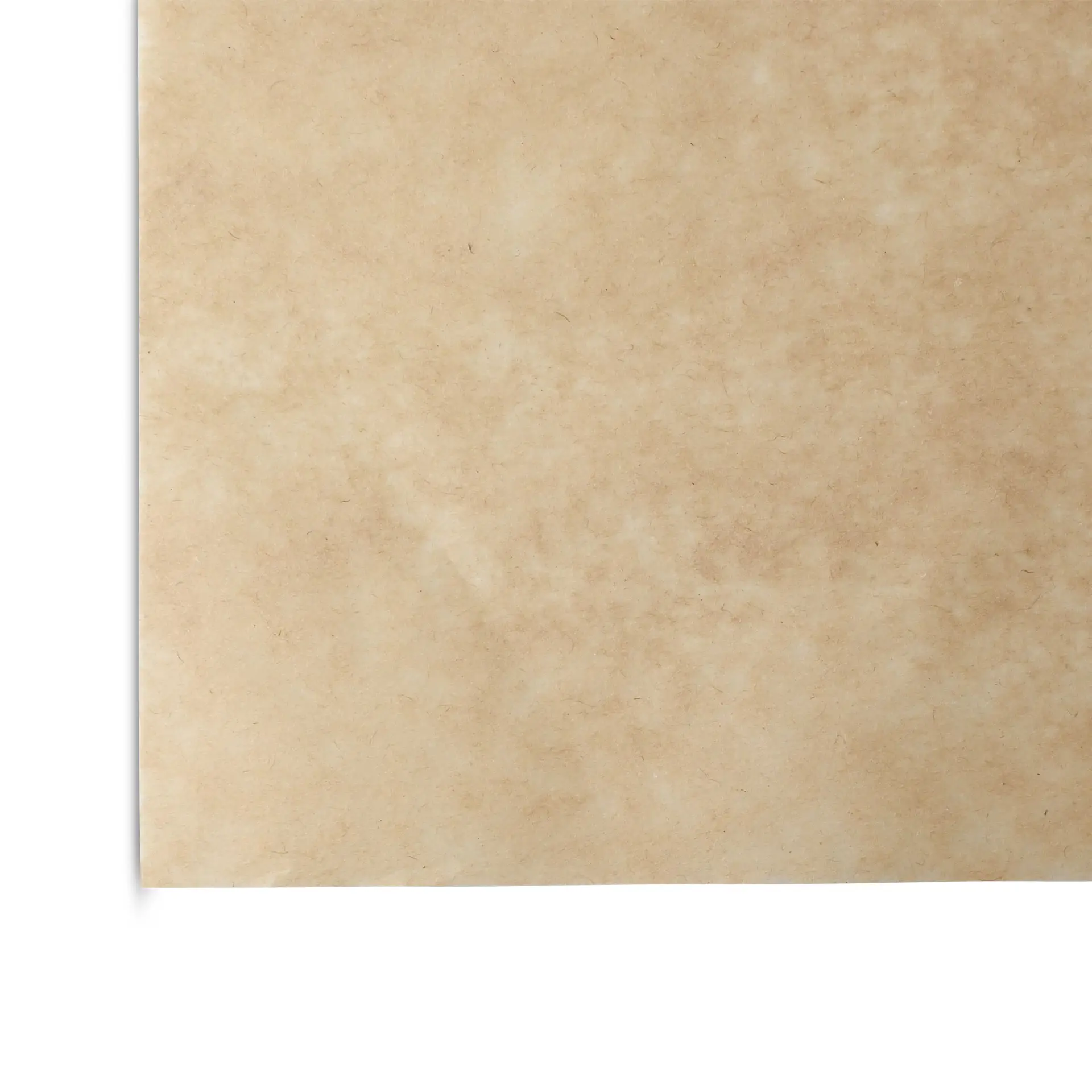 Carta da imballaggio marrone anti-grasso, pretagliata, misura 25 x 37 cm, adatta per cibi caldi e freddi.