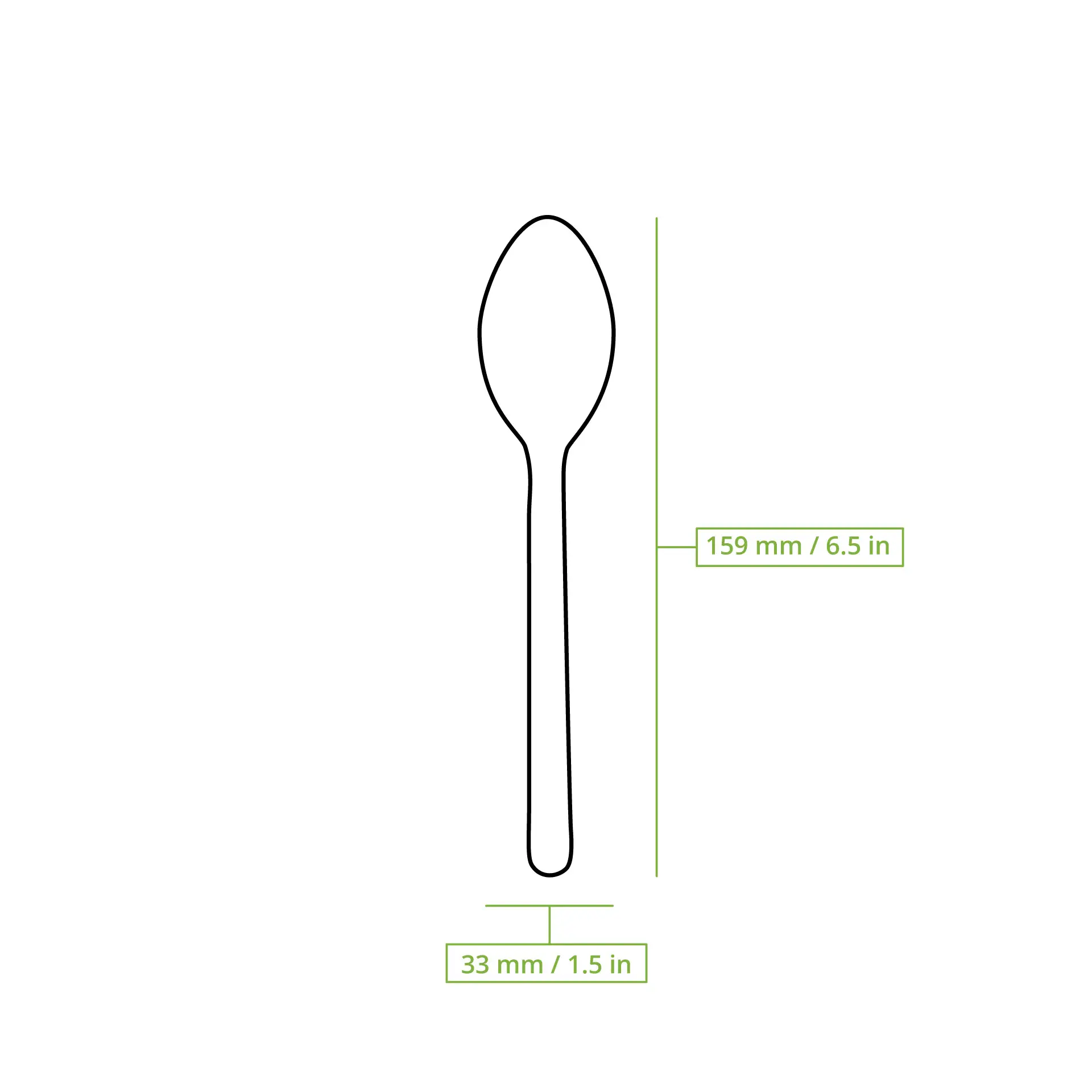 Holzlöffel 16 cm, biobeschichtet