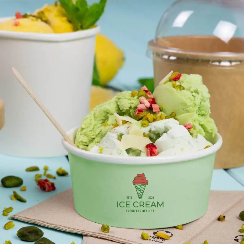 Stampare coppette per gelato