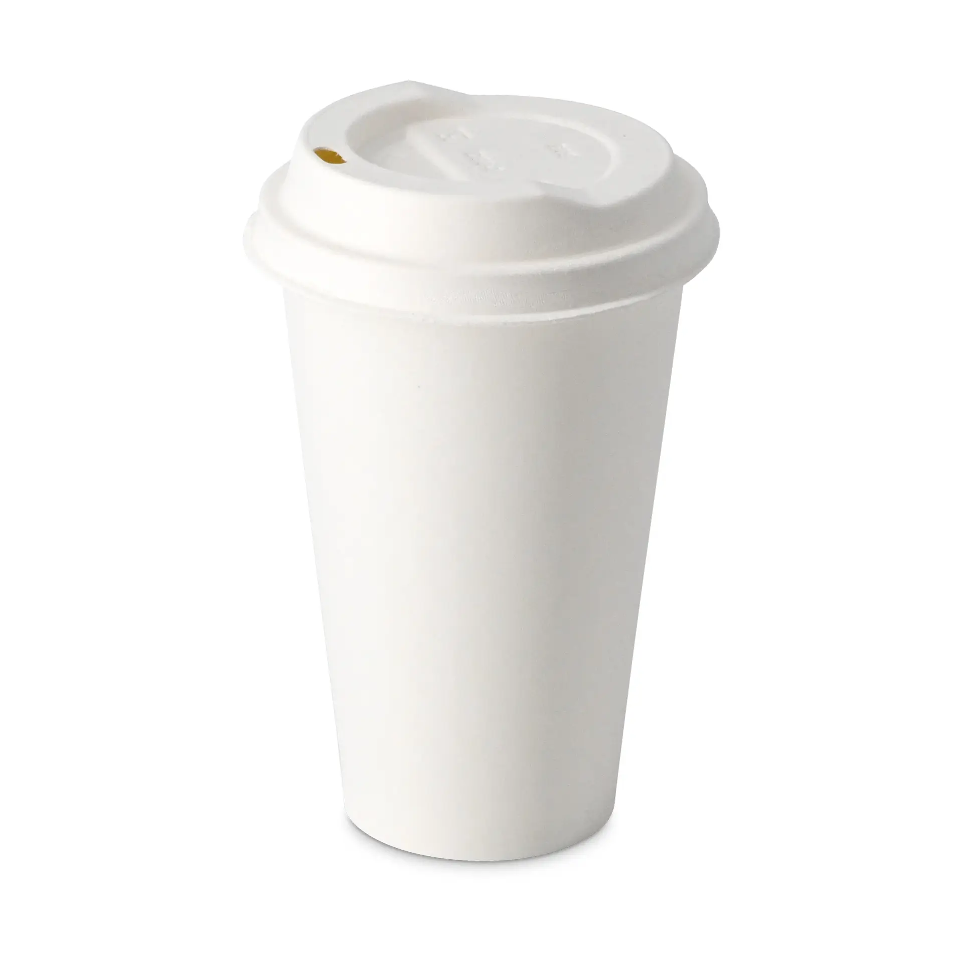 Bicchiere di carta 400 ml / 16 oz, Ø 90 mm, monostrato, bianco, con rivestimento in PLA
