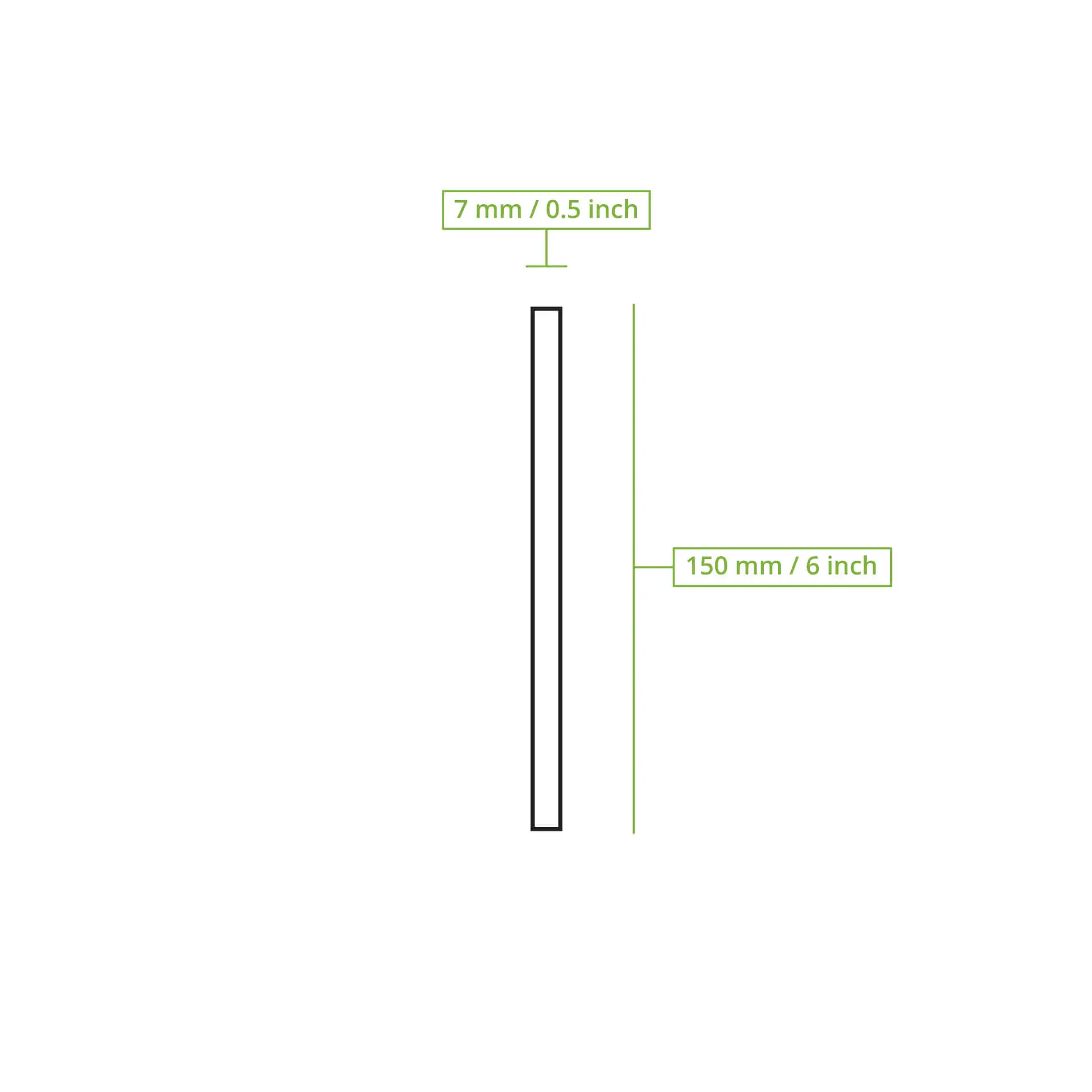 Cocktail Trinkhalme aus Papier 15 cm, Ø 0,7 cm, schwarz