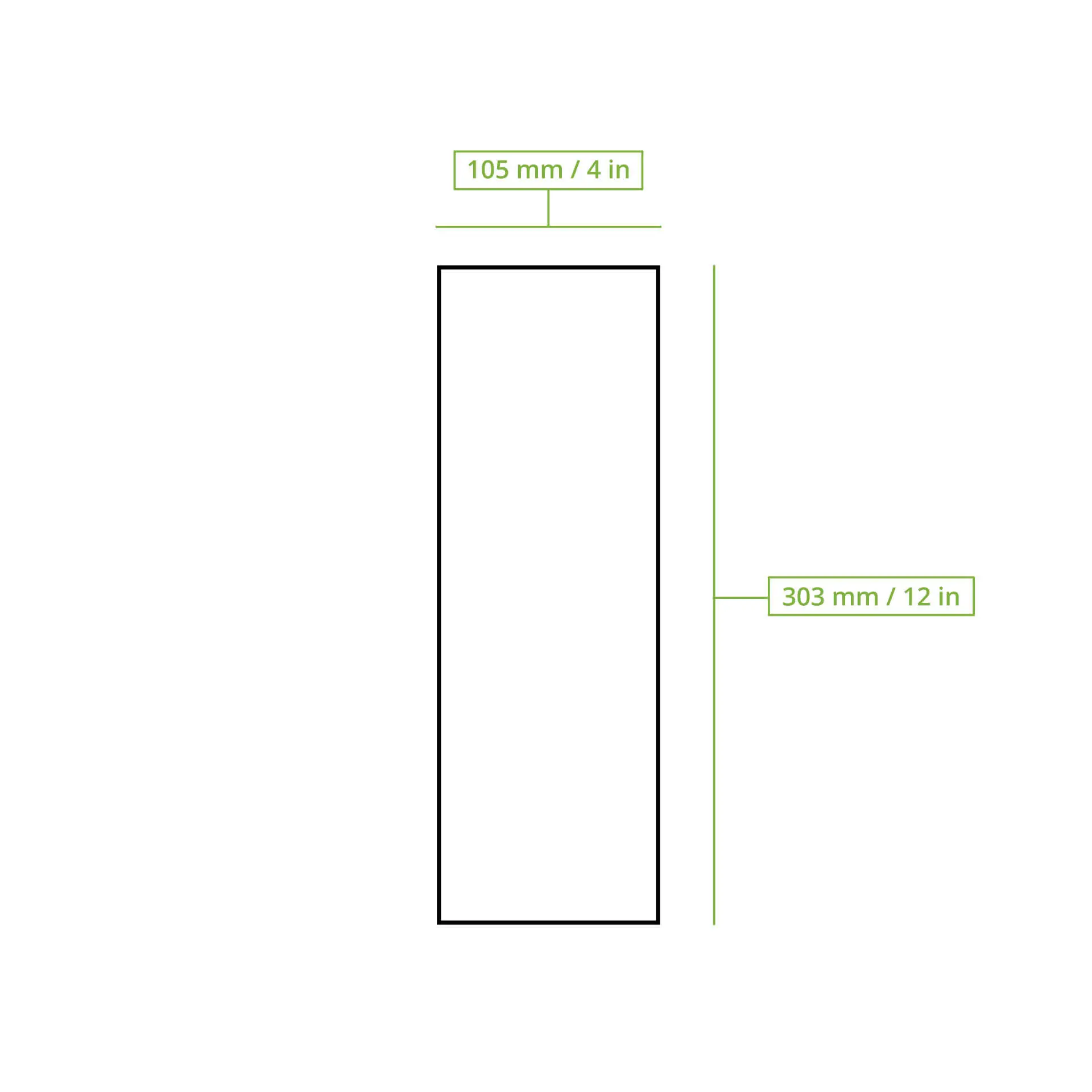 Wrap Papier S 10,5 x 30,5 cm, braun, vorgefaltet