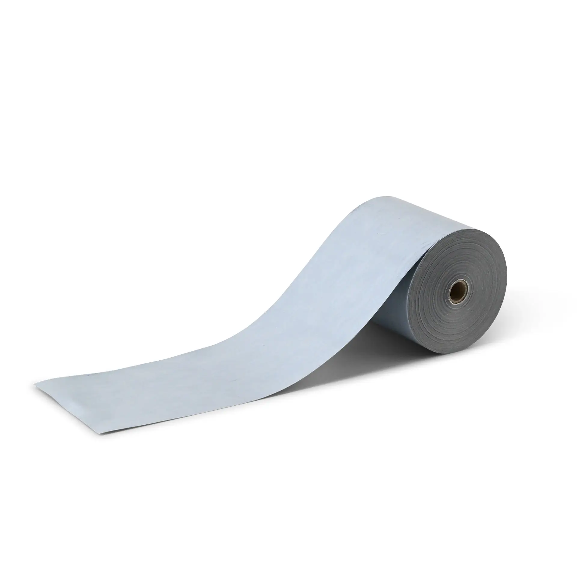 Rullo per cassa in carta termica, larghezza 80 mm, lunghezza 80 m; singolo rullo mostrato su sfondo bianco.