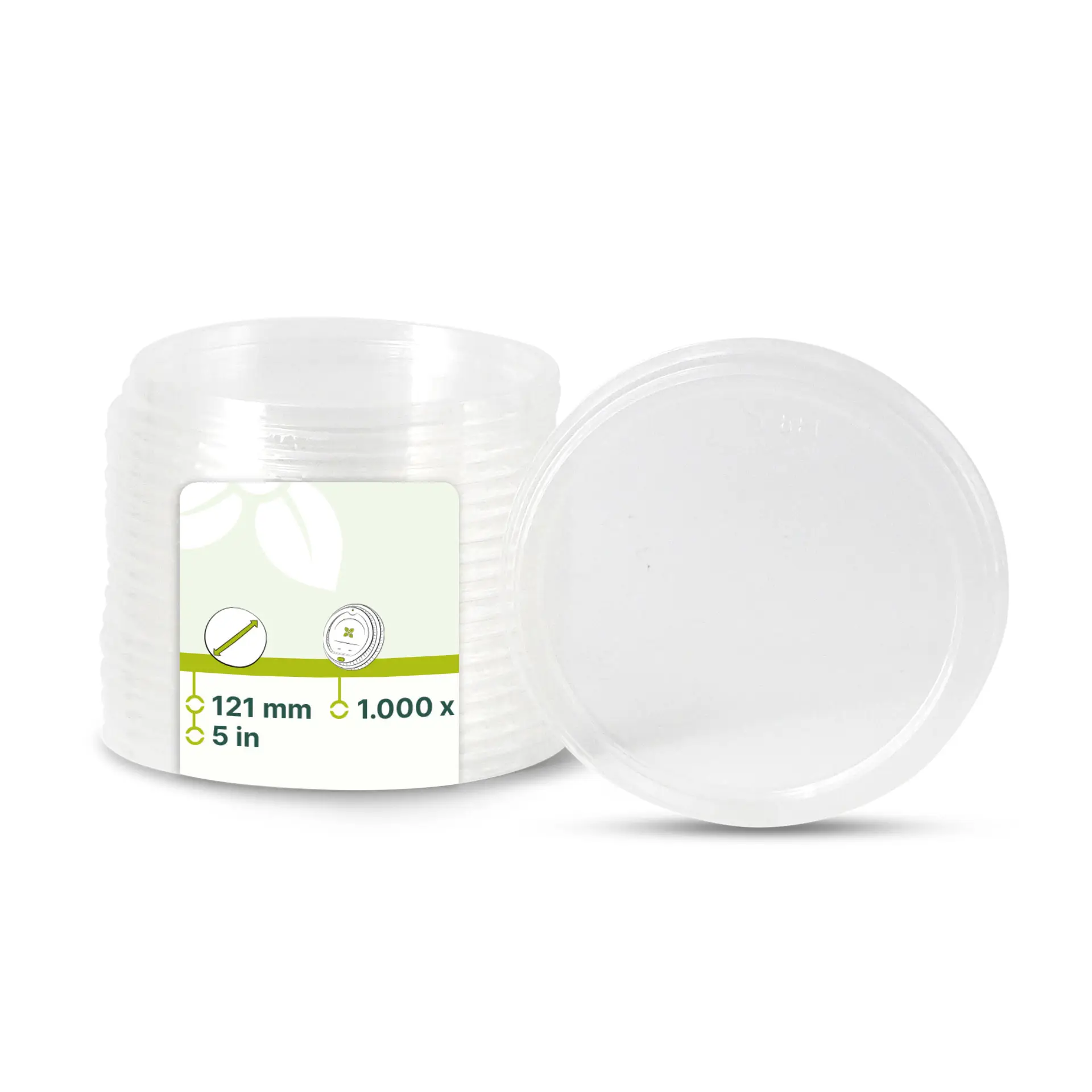 PLA-Deckel Ø 121 mm, rund