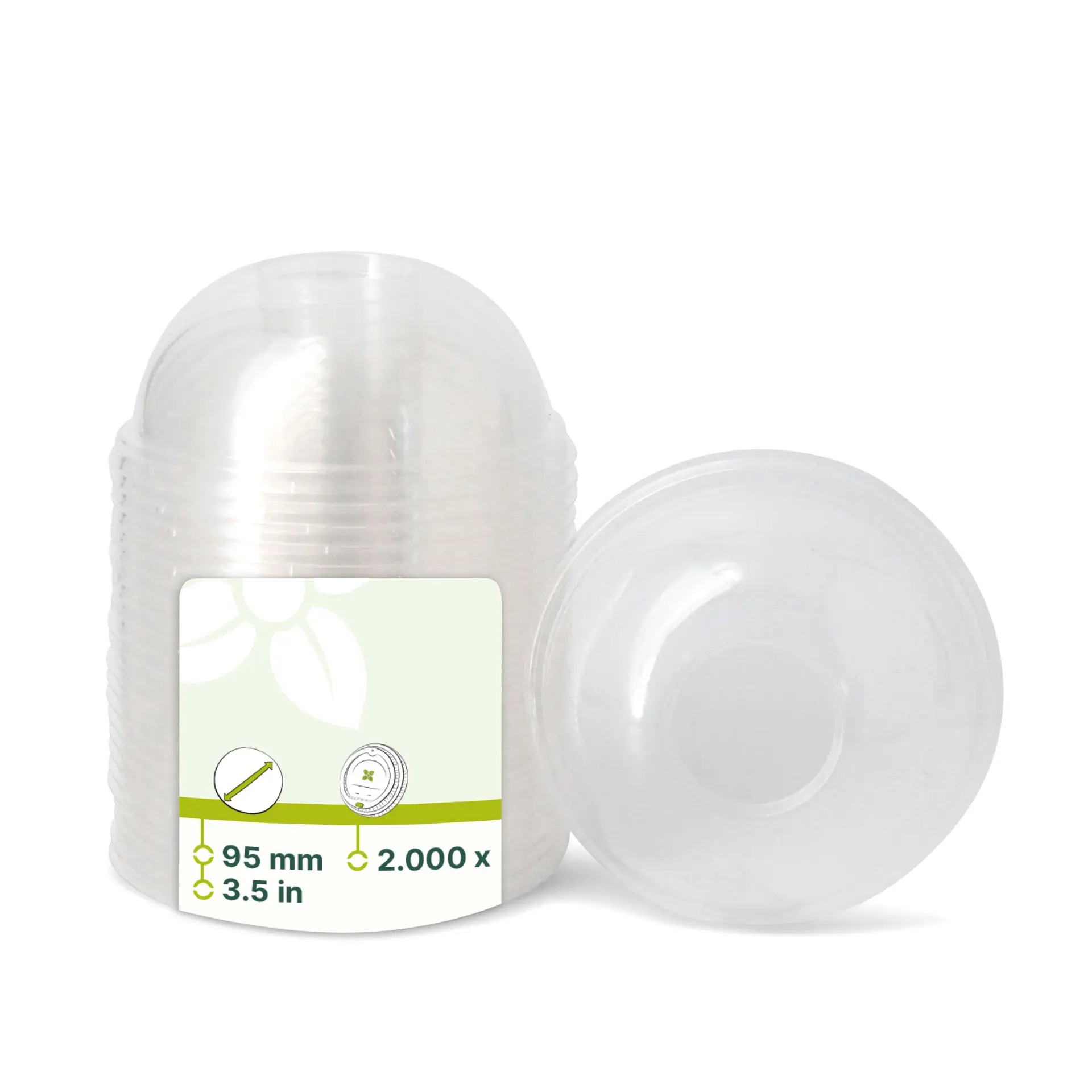 PLA-Domdeckel Ø 95 mm, geschlossen