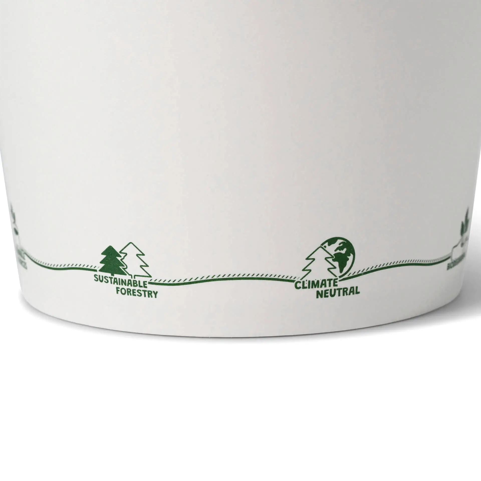 Karton-Universal-Becher 400 ml / 16 oz, Ø 115 mm, "EcoUp©"-Icons